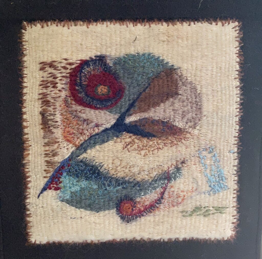 Handwoven tapestry "Improvisation 1" by GalinaCarrollDesigns