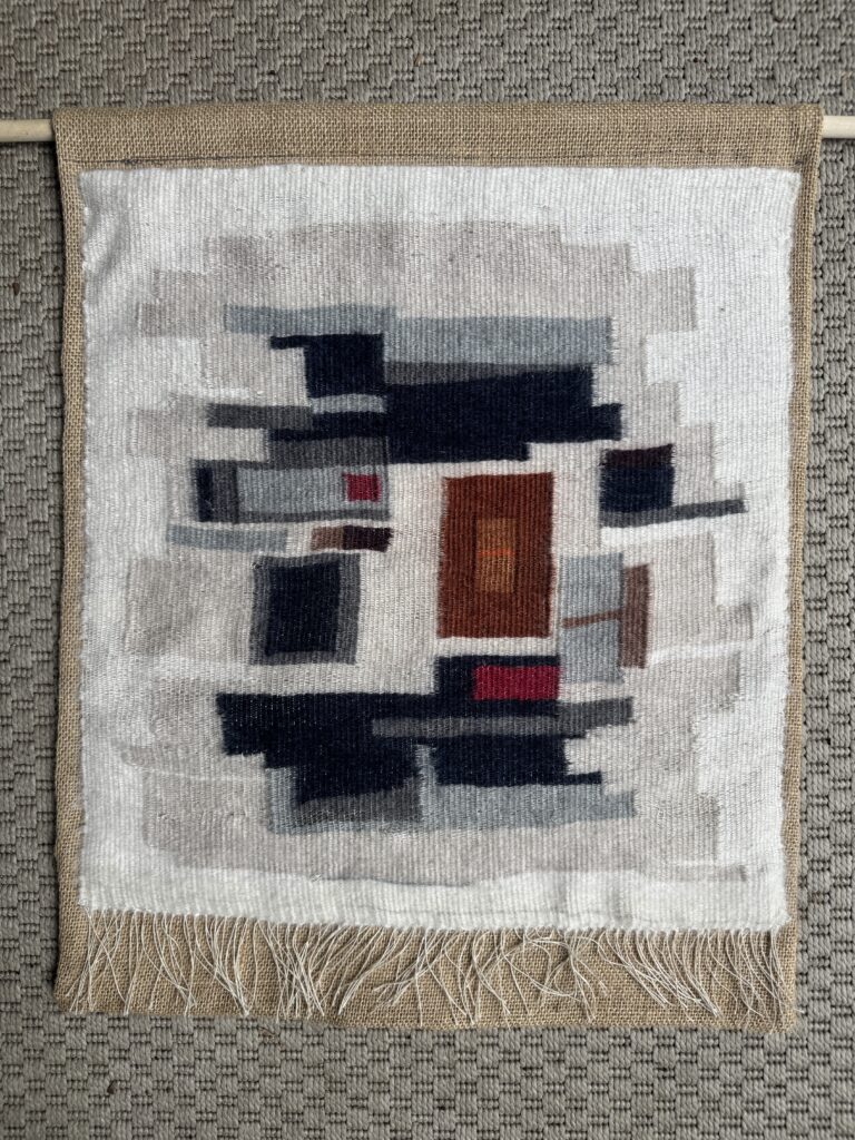 Handwoven Tapestry Weaving Abstract by GalinaCarrollDesigns